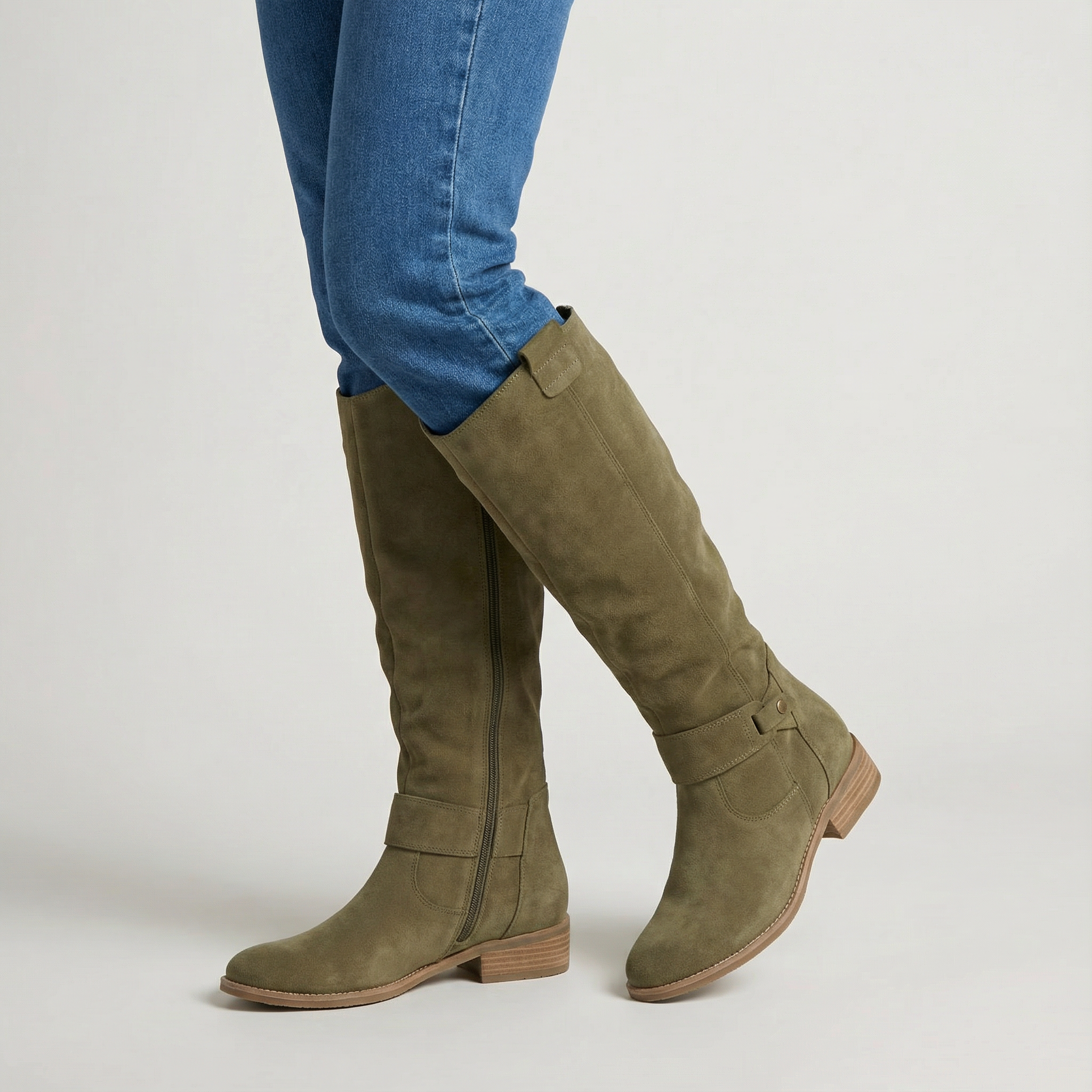 Lina | Stivali effetto camoscio comodi e caldi - Ivano.