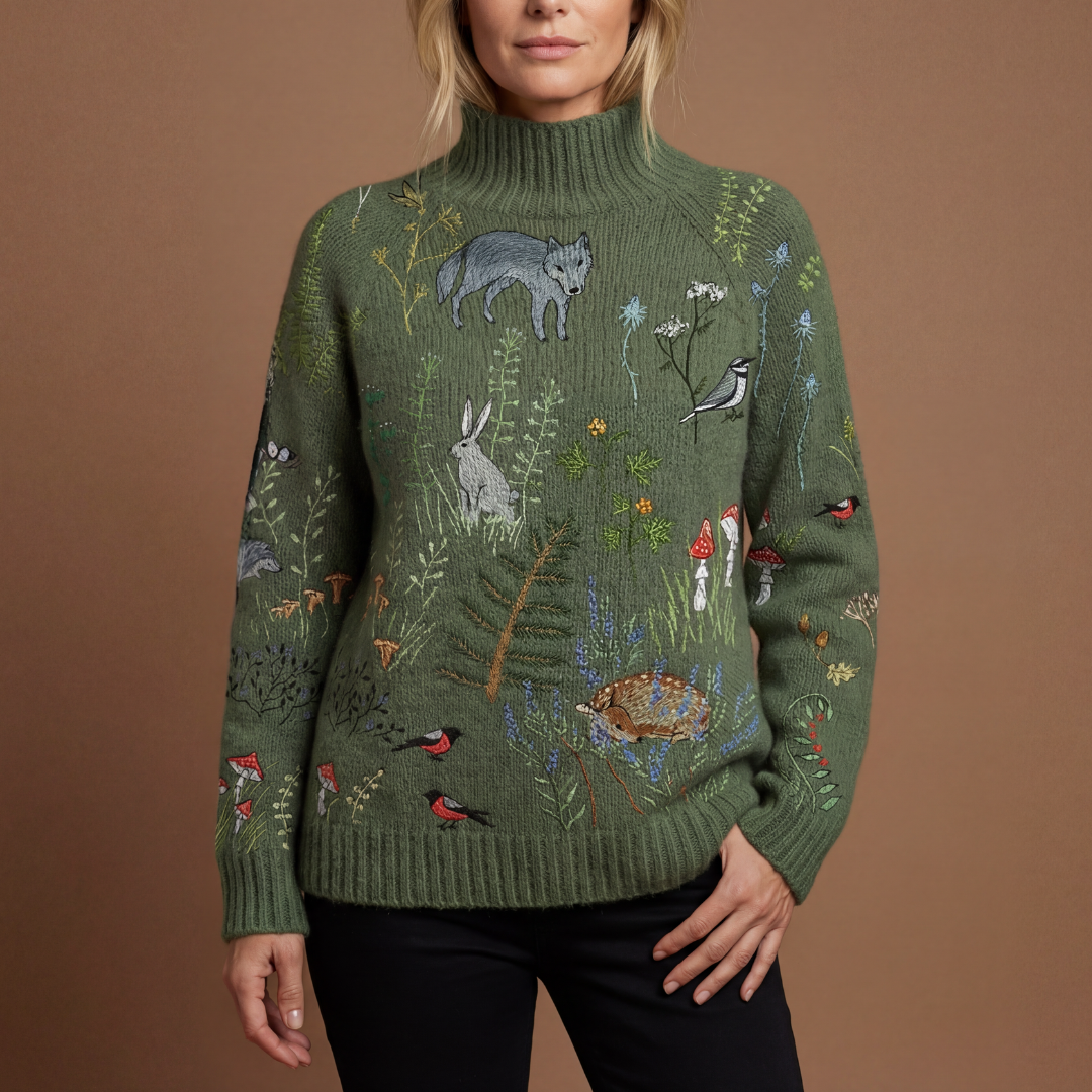 Ashley | Maglione a Collo Alto caldo ed Elegante - Ivano.