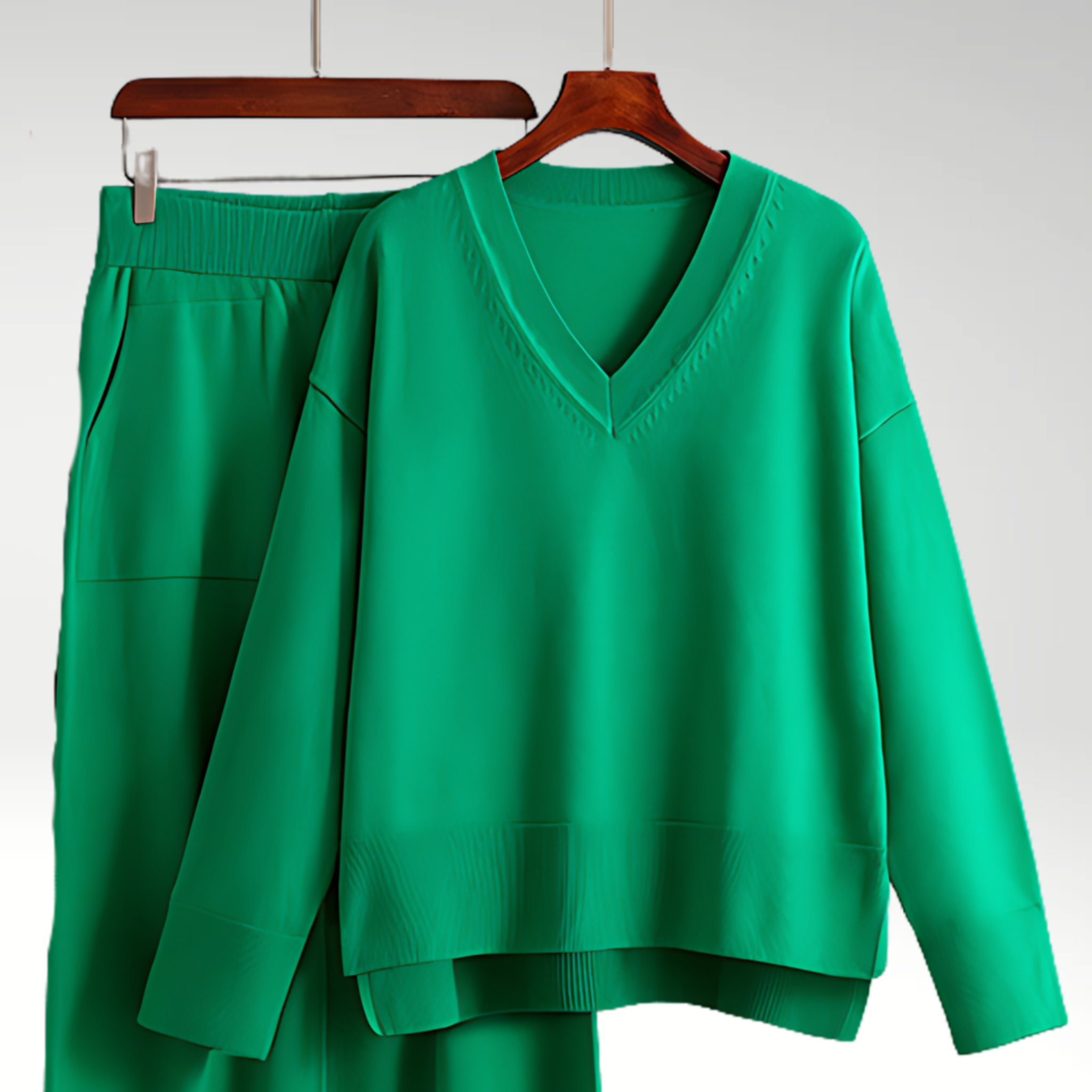 Ivano Milano™ | Set Due Pezzi Luxe con Collo a V