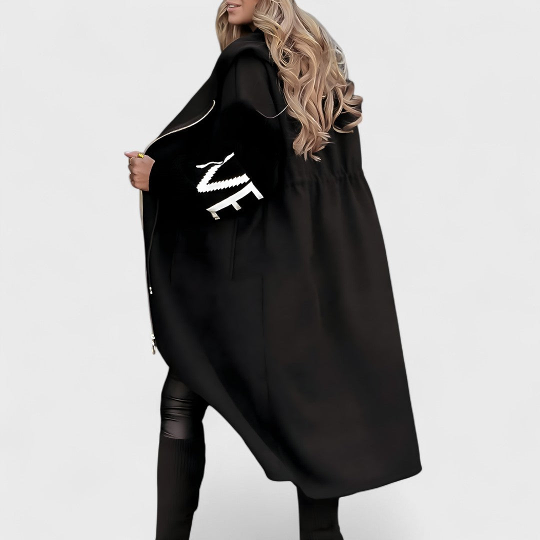Ivano Milano™ | Elegante cappotto con cappuccio