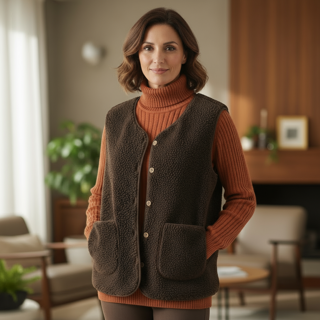 Nora™ | Gilet in lana morbida