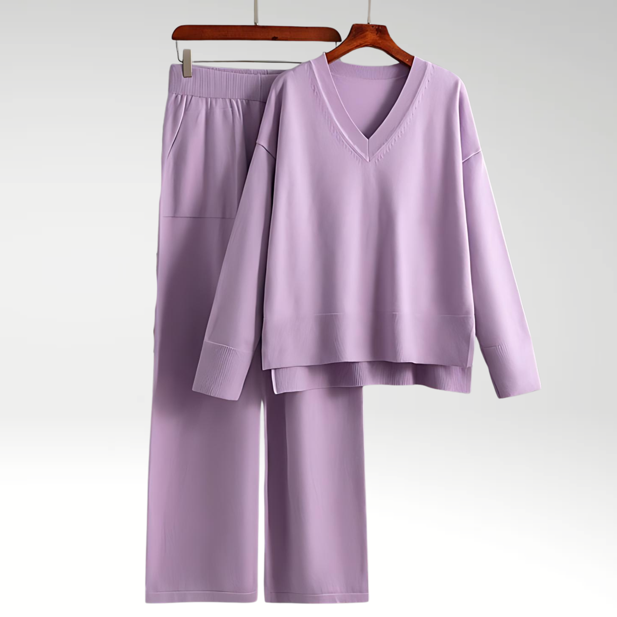 Ivano Milano™ | Set Due Pezzi Luxe con Collo a V