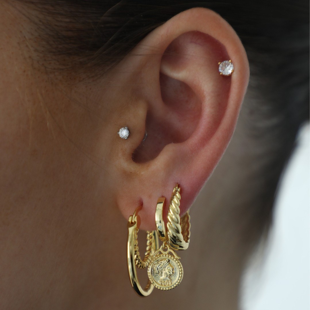 Orecchini a Spirale con Stile Twist - Ivano.