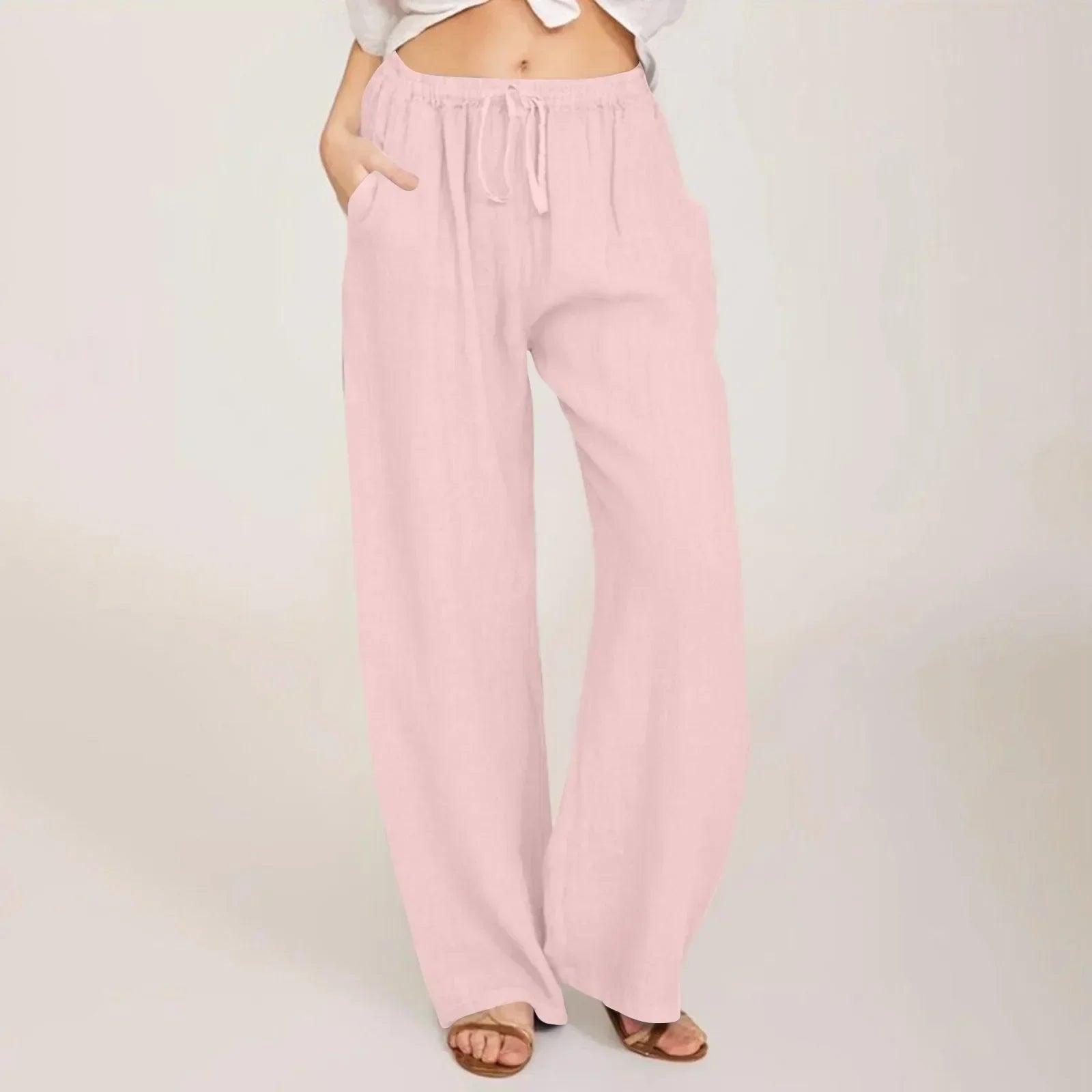 Ivano Milano™ | Pantaloni comfort a gamba larga.