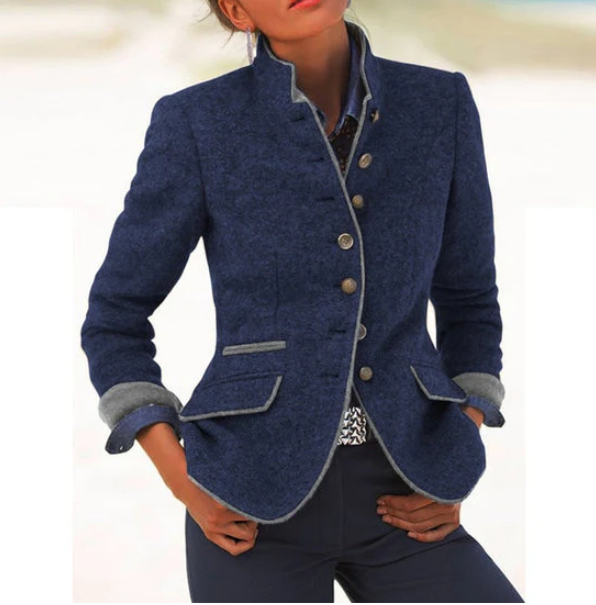 Valeria™ | Cardigan Elegante Con Colletto Alto