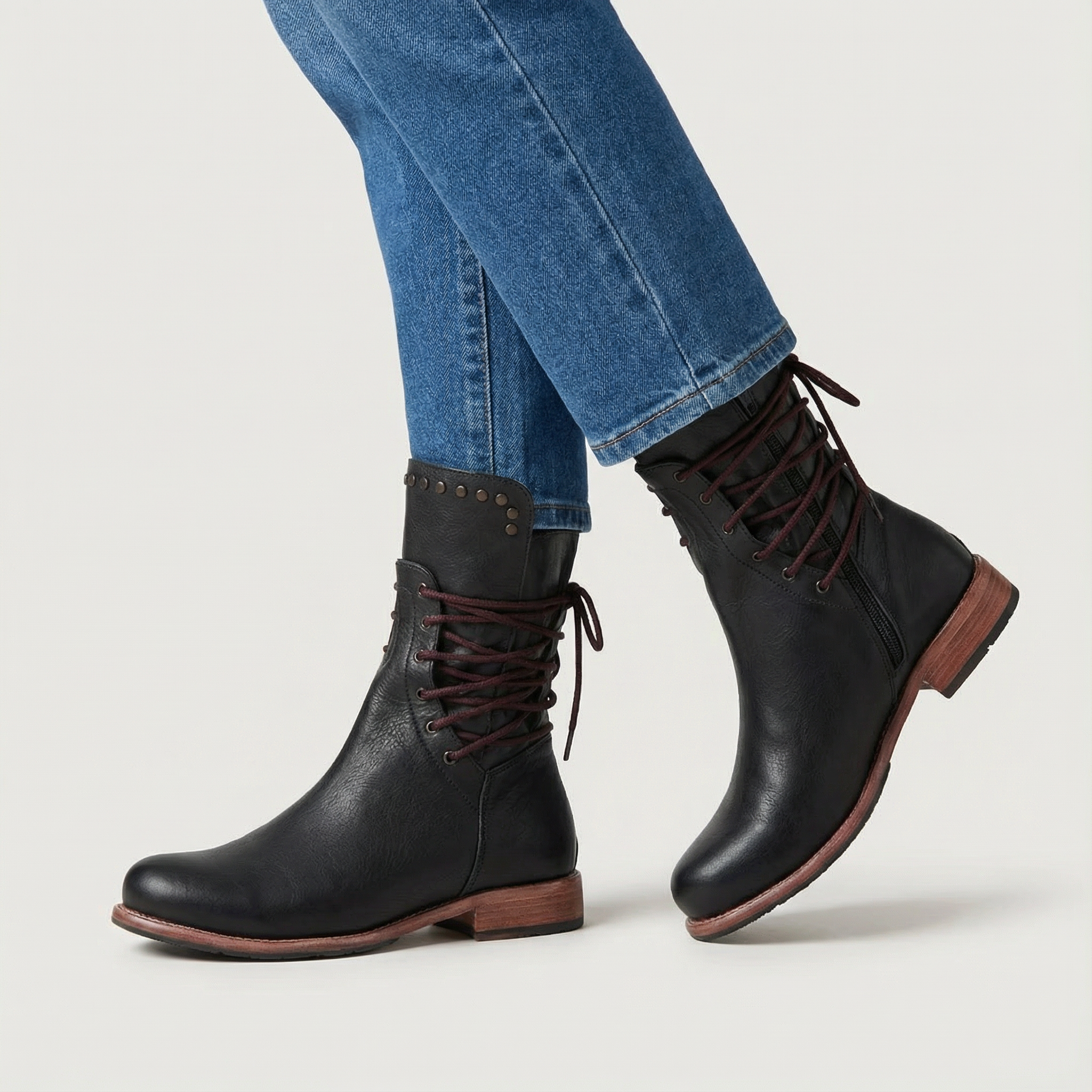 Luciana | Stivali Comodi da Donna in Ecopelle - Ivano.