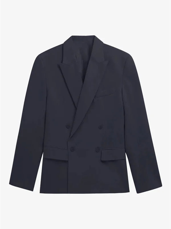 Ivano Milano™ | Blazer Doppiopetto Blu Navy