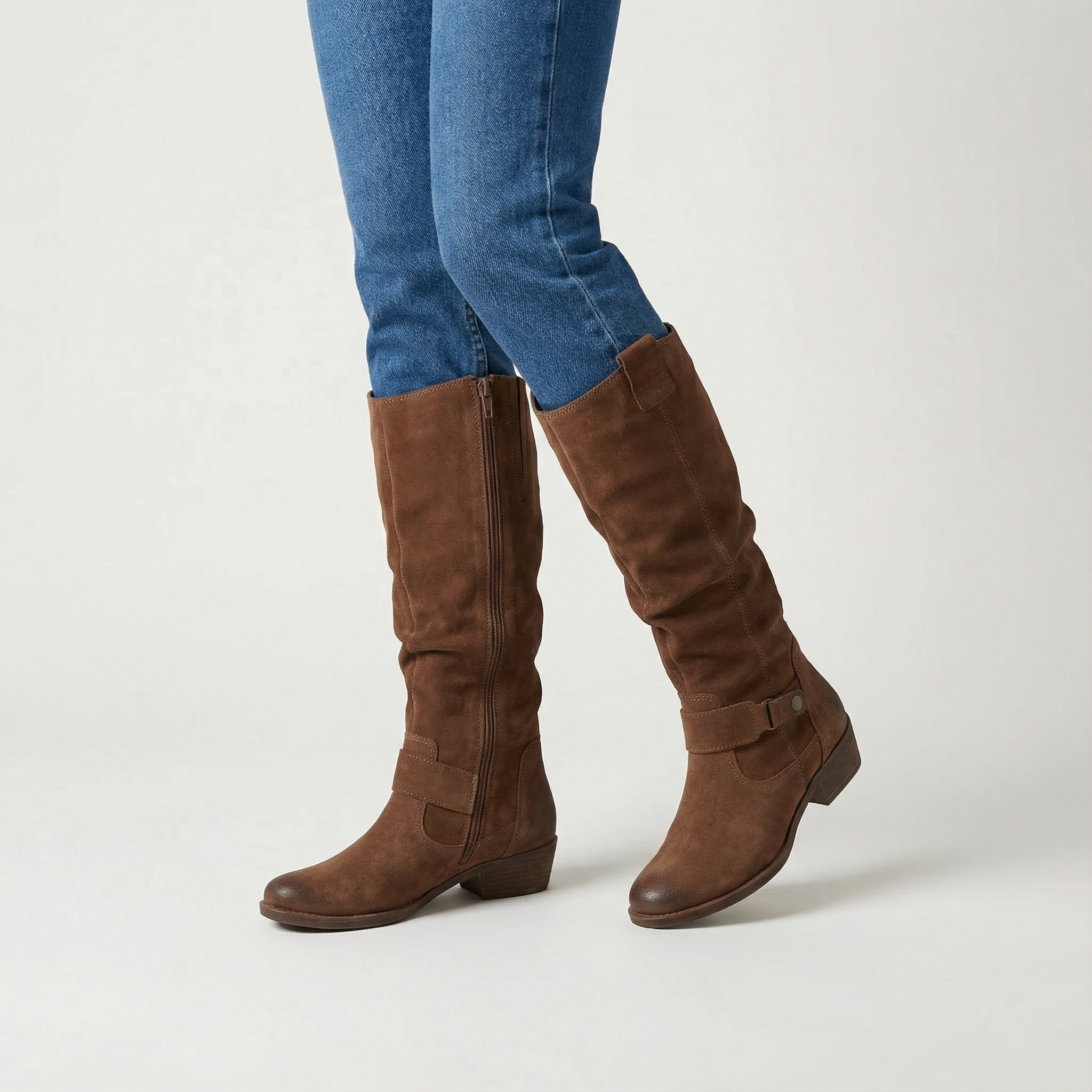 Lina | Stivali effetto camoscio comodi e caldi - Ivano.