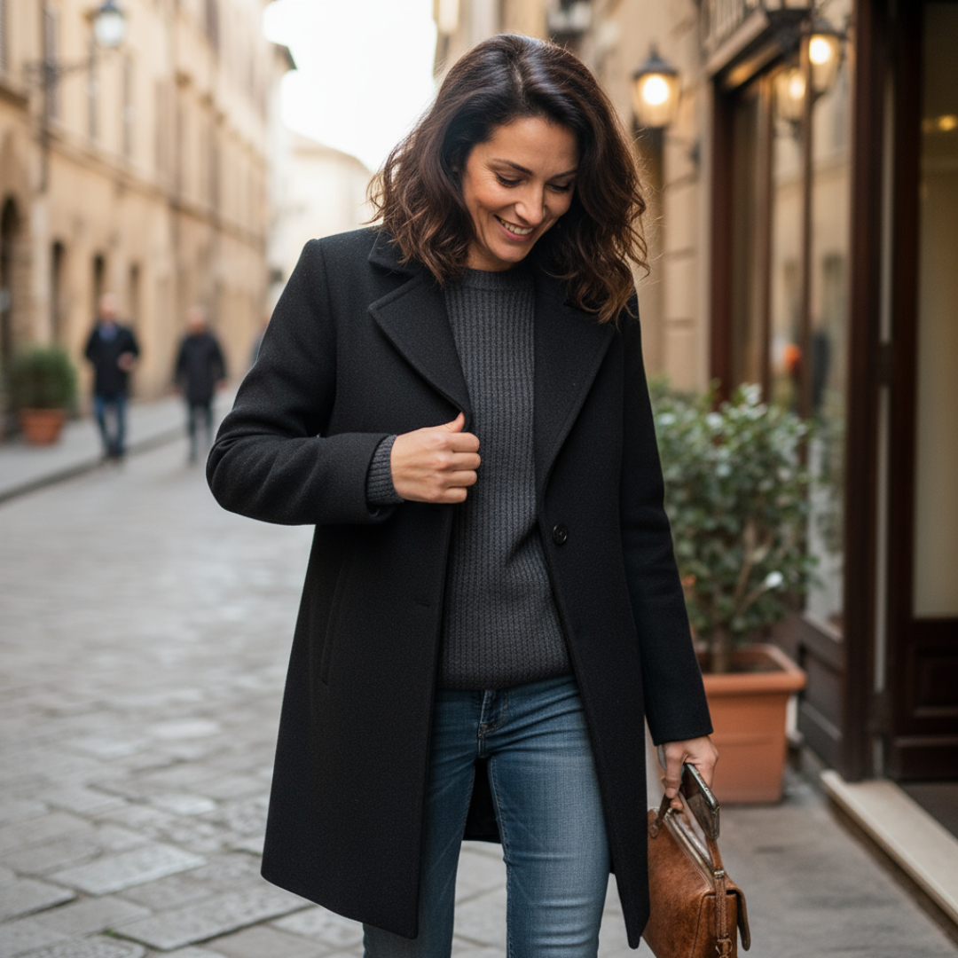 Mary – Cappotto di lana classico