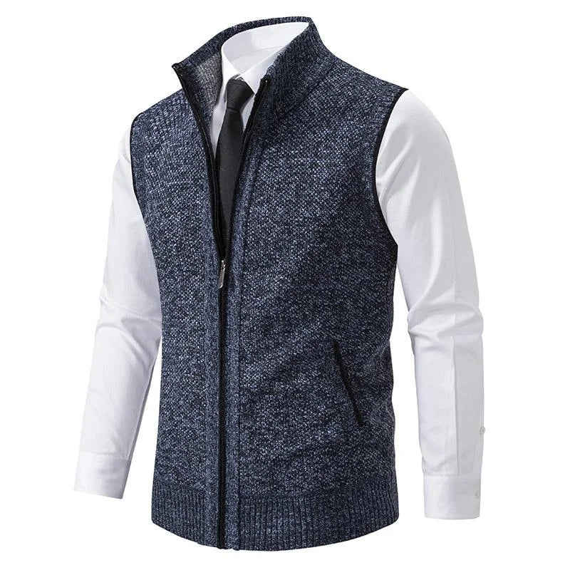 Darian | Gilet in Maglia con Zip Intera da Uomo - Ivano.