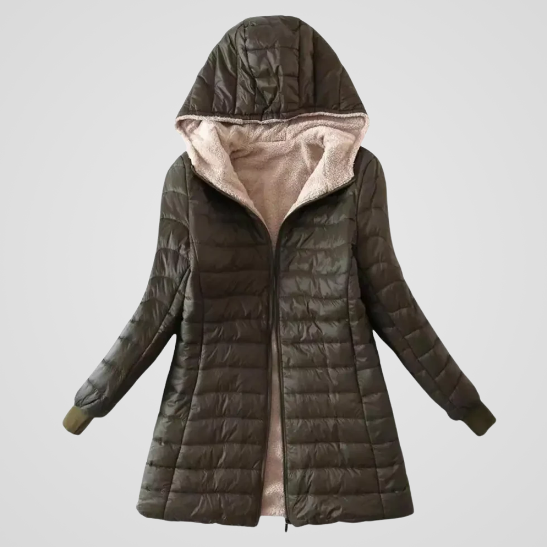 Caroline | Cappotto Invernale Foderato in Sherpa