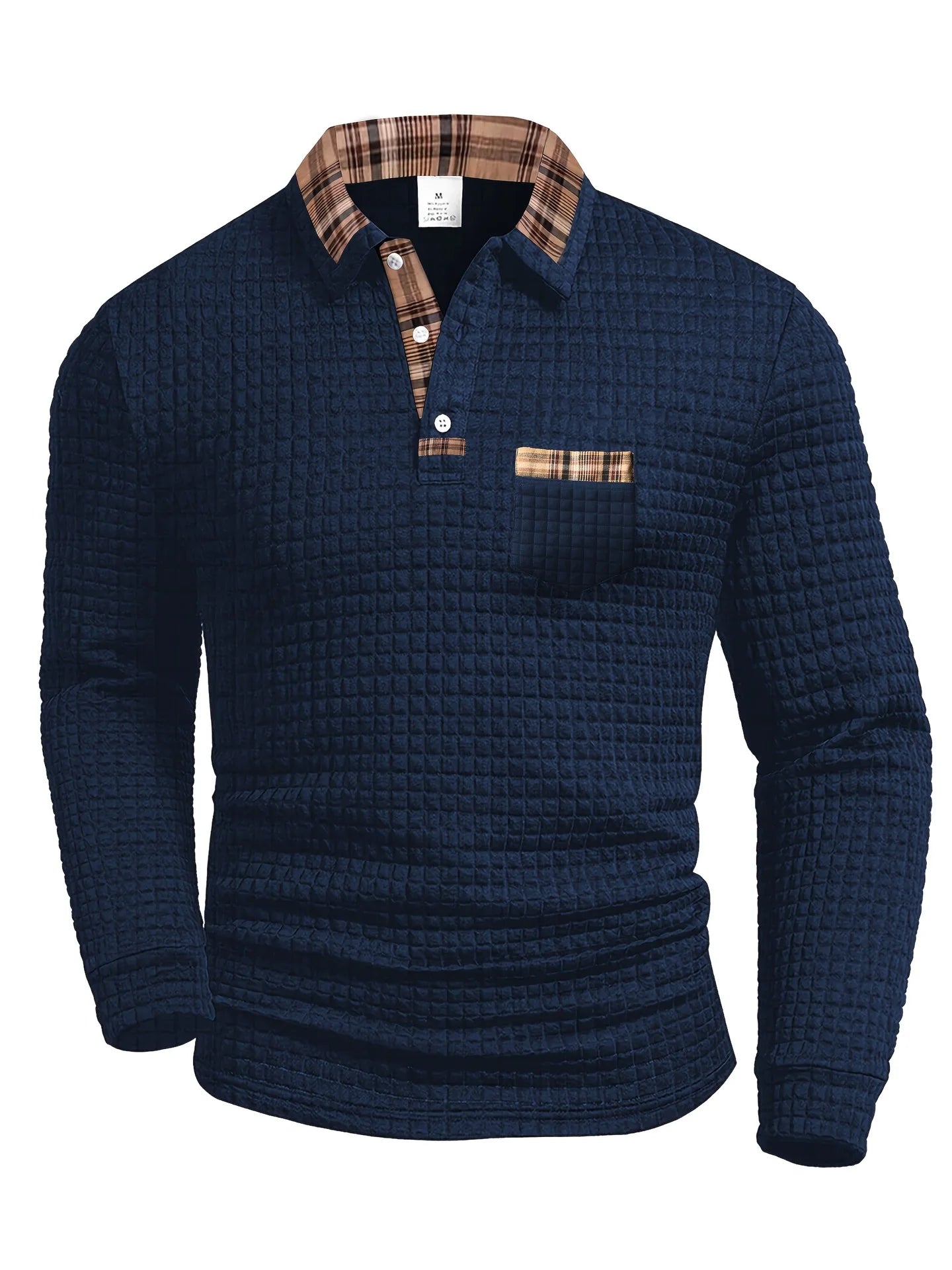 MARCO™ | MAGLIA COLLETTO TARTAN - Ivano.