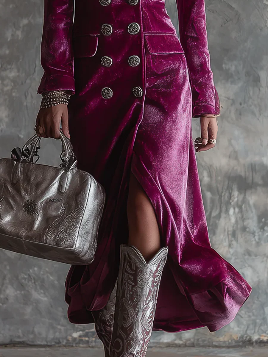 Victoria | Abito Blazer in Velluto - Ivano.