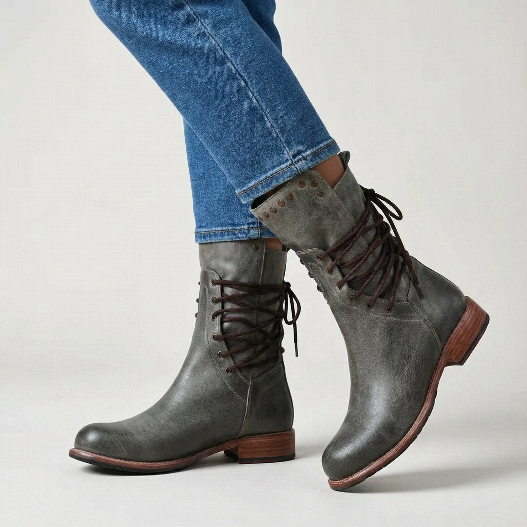 Luciana | Stivali Comodi da Donna in Ecopelle - Ivano.