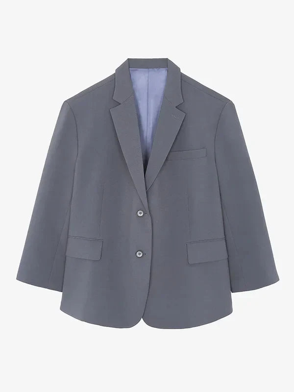 Ivano Milano™ | Blazer Grigio Oversize