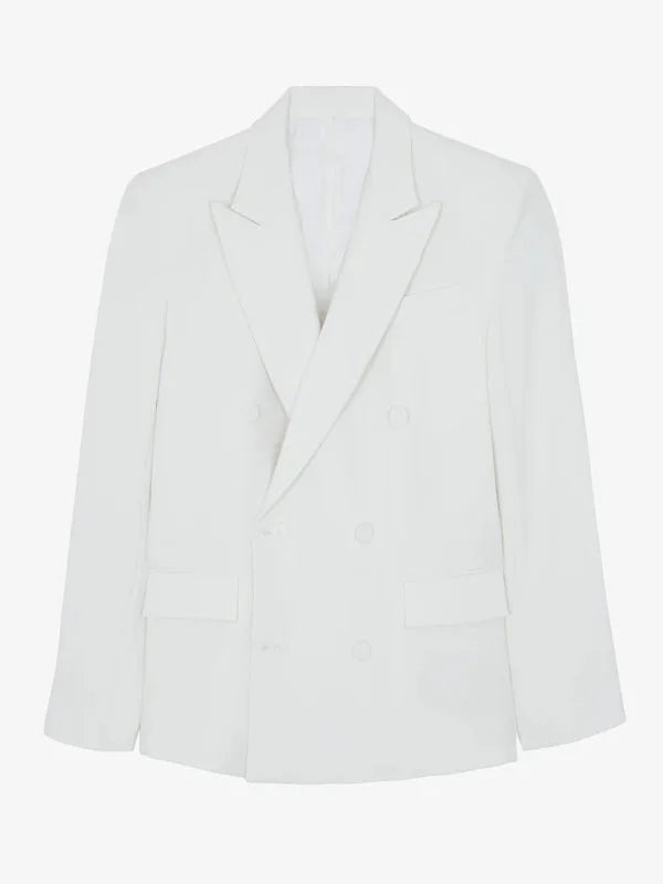 Ivano Milano™ | Blazer Bianco Oversize Doppiopetto