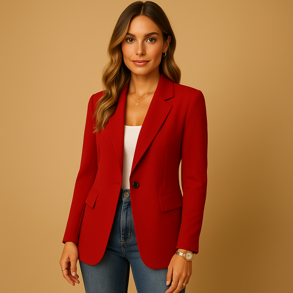 Ivano Milano™ | Blazer aderente con vestibilità comoda per donne