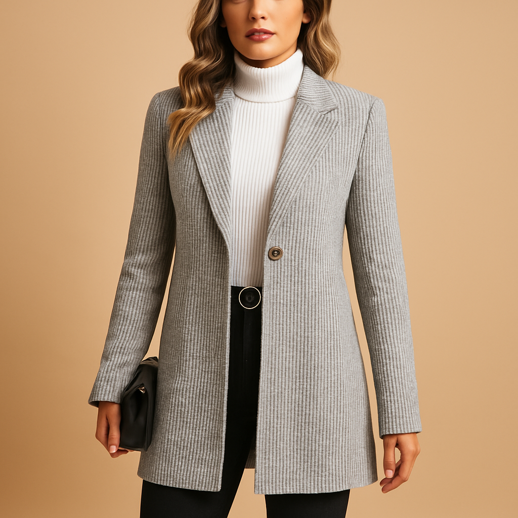 Ivano Milano™ | Blazer aderente con maniche lunghe per donne