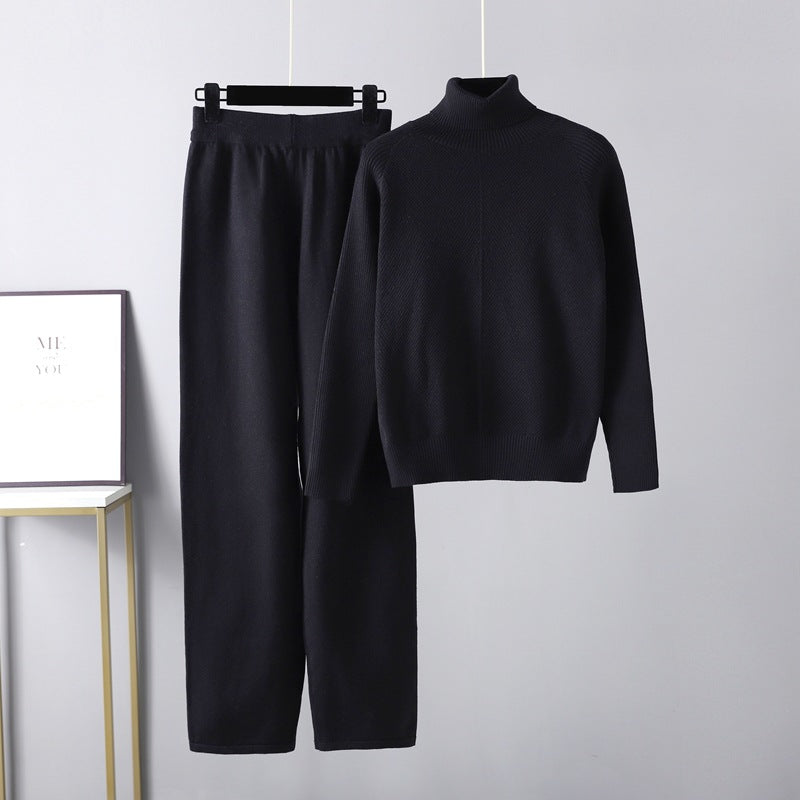 Ivano Milano™ | Completo due pezzi Lounge in maglia a treccia