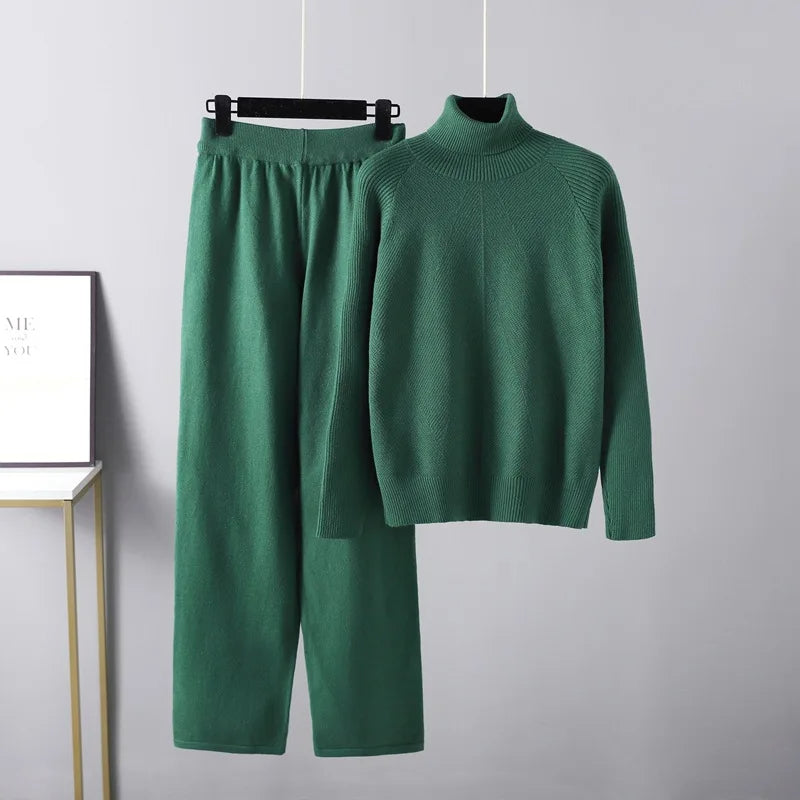 Ivano Milano™ | Completo due pezzi Lounge in maglia a treccia