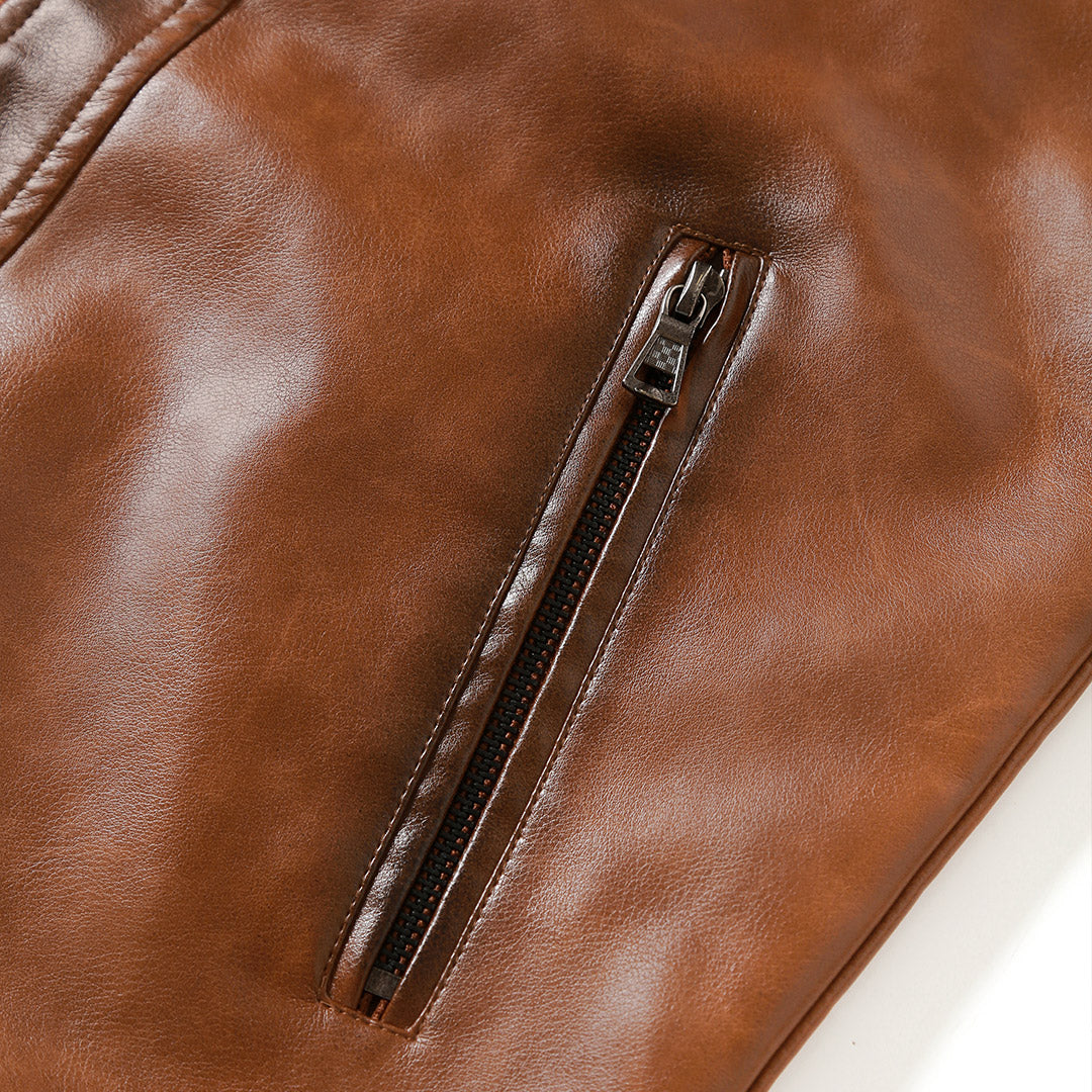 Julian | Giacca in Pelle Cruiser - Ivano.