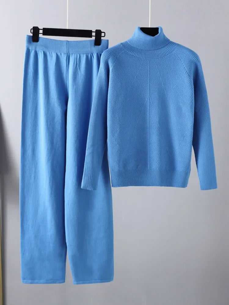 Ivano Milano™ | Completo due pezzi Lounge in maglia a treccia